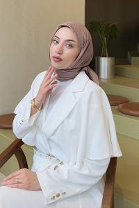 Lamelif Bambu Eşarp Toprak