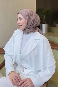 Lamelif Bambu Eşarp Toprak