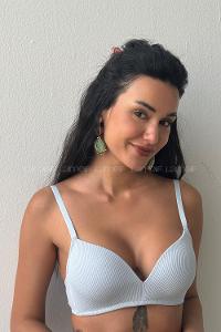 Baby Blue Cotton Fabric Without Underwire Unsupport Bralet