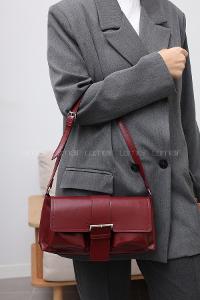 Lamelif Holly Kadın El ve Omuz Çantası Bordo