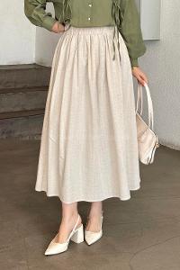 Lamelif Keten Etek Bej