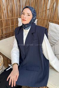 sen Soft Eşarp Lacivert