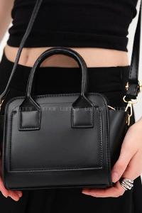 Lamelif Minimal Zarif Kadın Çanta Siyah 