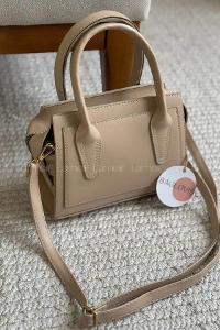 Lamelif Minimal Zarif Kadın Çanta Vizonrengi