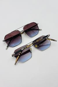 Lamelif Burberry İmzalı Luxery Blok Renk Güneş Gözlüğü