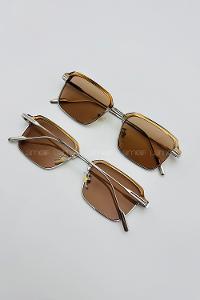 Lamelif Noa Luxery Kahverengi Güneş Gözlüğü