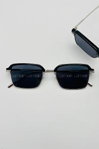 Lamelif Noa Luxery Siyah Gümüş Çerçeve Güneş Gözlüğü