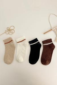 Lamelif 4lü Yarım Konç Çorap