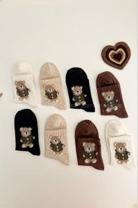 Lamelif Tüylü Kolej Çorap Seti