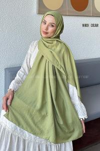 Lamelif Comfort Pamuk Şal Mint Yeşili