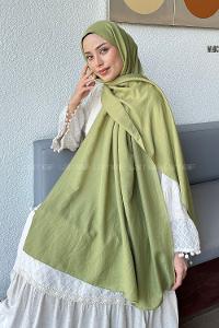 Lamelif Comfort Pamuk Şal Mint Yeşili