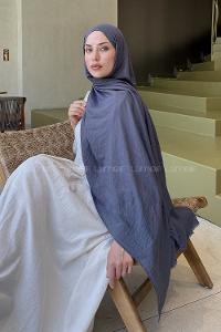 Lamelif Organik Premium Şal Antrasit