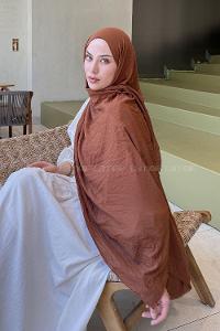 Lamelif Organik Premium Şal Badem