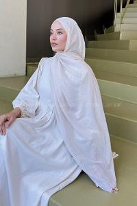 Lamelif Organik Premium Şal Bej