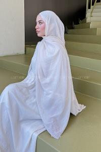 Lamelif Organik Premium Şal Bej