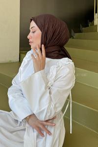 Lamelif Bambu Eşarp Acı Kahve