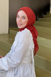 Lamelif Bambu Eşarp Kiremit