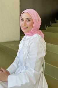 Lamelif Bambu Eşarp Şeker Pembe