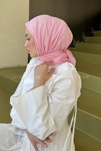 Lamelif Bambu Eşarp Şeker Pembe