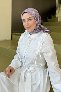 Lamelif Retro Desen kokulu Prime Soft Eflatun