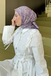 Lamelif Retro Desen kokulu Prime Soft Eflatun