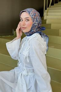 Lamelif Retro Desen kokulu Prime Soft Lacivert