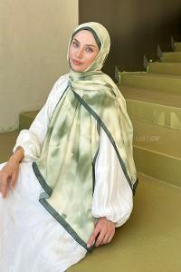 Lamelif Batik Desen Soft Şal Adaçayı