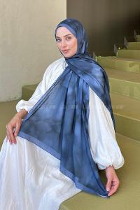 Lamelif Batik Desen Soft Şal Antrasit