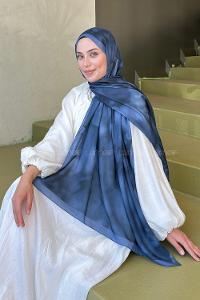 Lamelif Batik Desen Soft Şal Antrasit