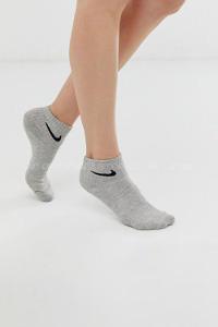 Lamelif Yarım Konç Gri Spor Çorap