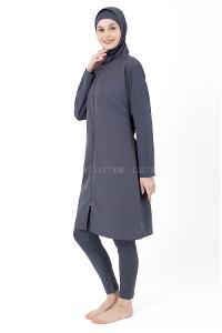 Lamelif Haşama Tesettür Mayo Hijap Füme