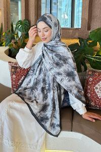 Stone Cotton Fabric Flowering Printed Shawl