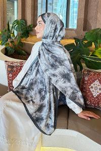Stone Cotton Fabric Flowering Printed Shawl