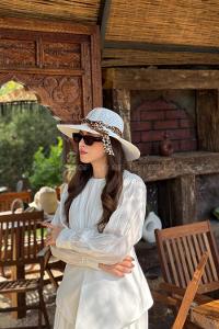 Lamelif Yazlık Hasır Vizör Şapka