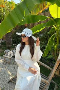 Lamelif Yazlık Hasır Vizör Şapka