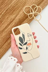 Cream Printed Iphone 11 Phone Case