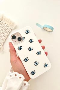 Lamelif  ıPhone 13-14 Göz Baskılı Telefon Kılıfı