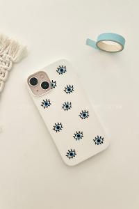 Lamelif  ıPhone 13-14 Göz Baskılı Telefon Kılıfı