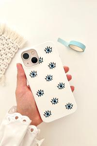 Lamelif  ıPhone 13-14 Göz Baskılı Telefon Kılıfı