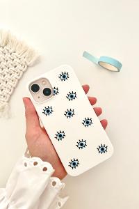 Lamelif  ıPhone 13-14 Göz Baskılı Telefon Kılıfı