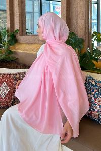 Lamelif Comfort Pamuk Şal Şeker Pembe