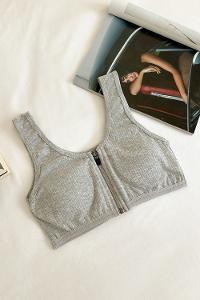 Lamelif Askılı Pedli Fermuarlı Sporcu Sütyen