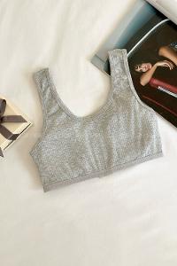 Lamelif Askılı Pedli Fermuarlı Sporcu Sütyen