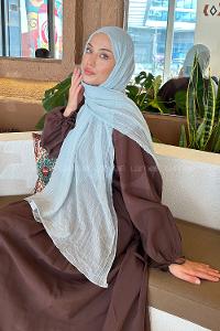 Lamelif Müslin Şal Su Yeşili