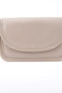 Lamelif Mini Kutu Çapraz Çanta Kadın Vizonrengi