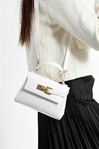 Lamelif Anastasia Model Kadın El Ve Omuz Çantası Beyaz