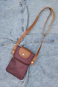 Lamelif Su Geçirmez Telefonluk Cüzdan Çanta Mor