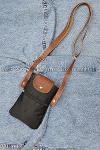 Lamelif Su Geçirmez Telefonluk Cüzdan Çanta Siyah