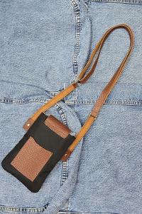 Lamelif Su Geçirmez Telefonluk Cüzdan Çanta Siyah