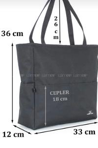 Black Without Accessories Rope Hand Bag Bag